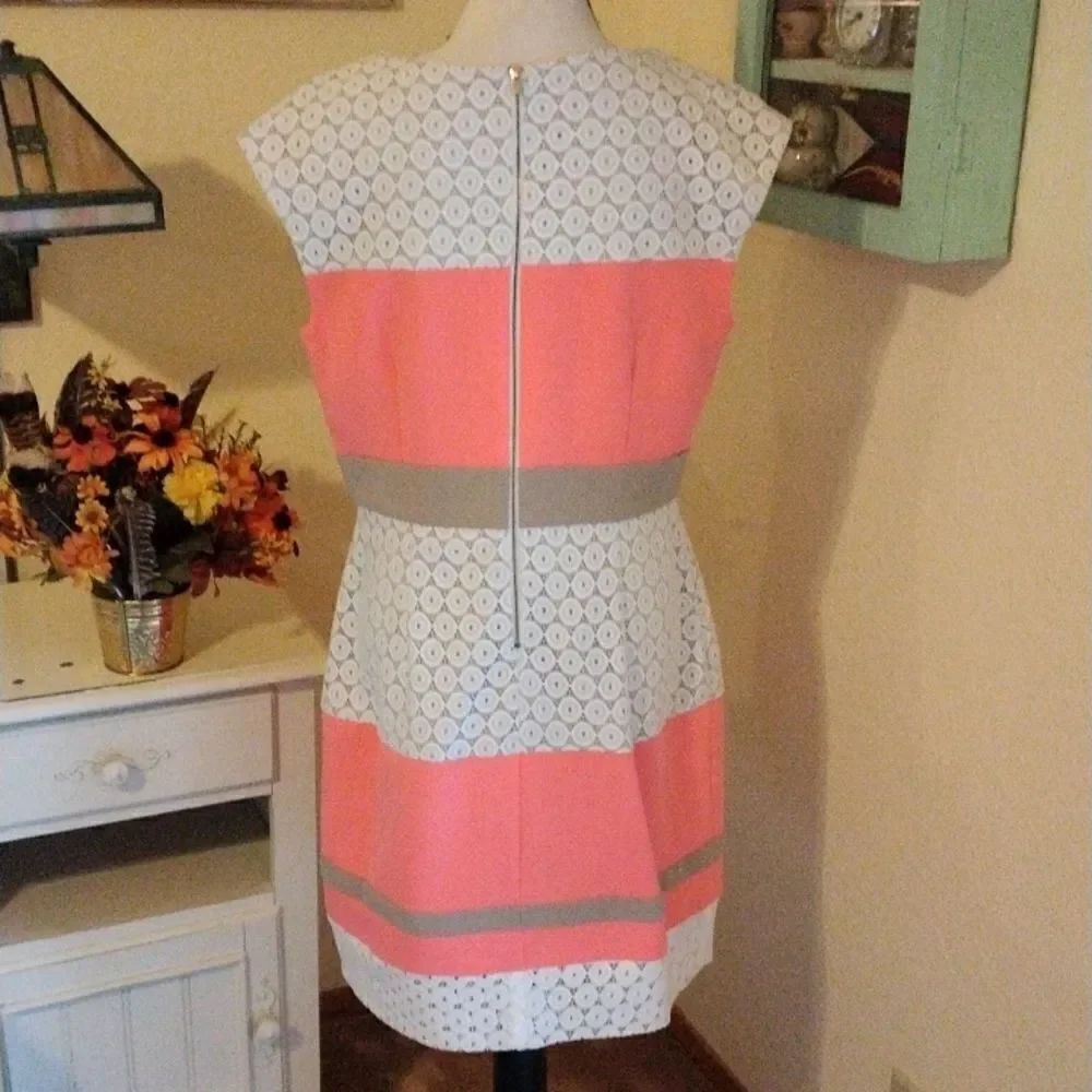 Studio One Colorblock Lace Dress - Picture 6 of 11